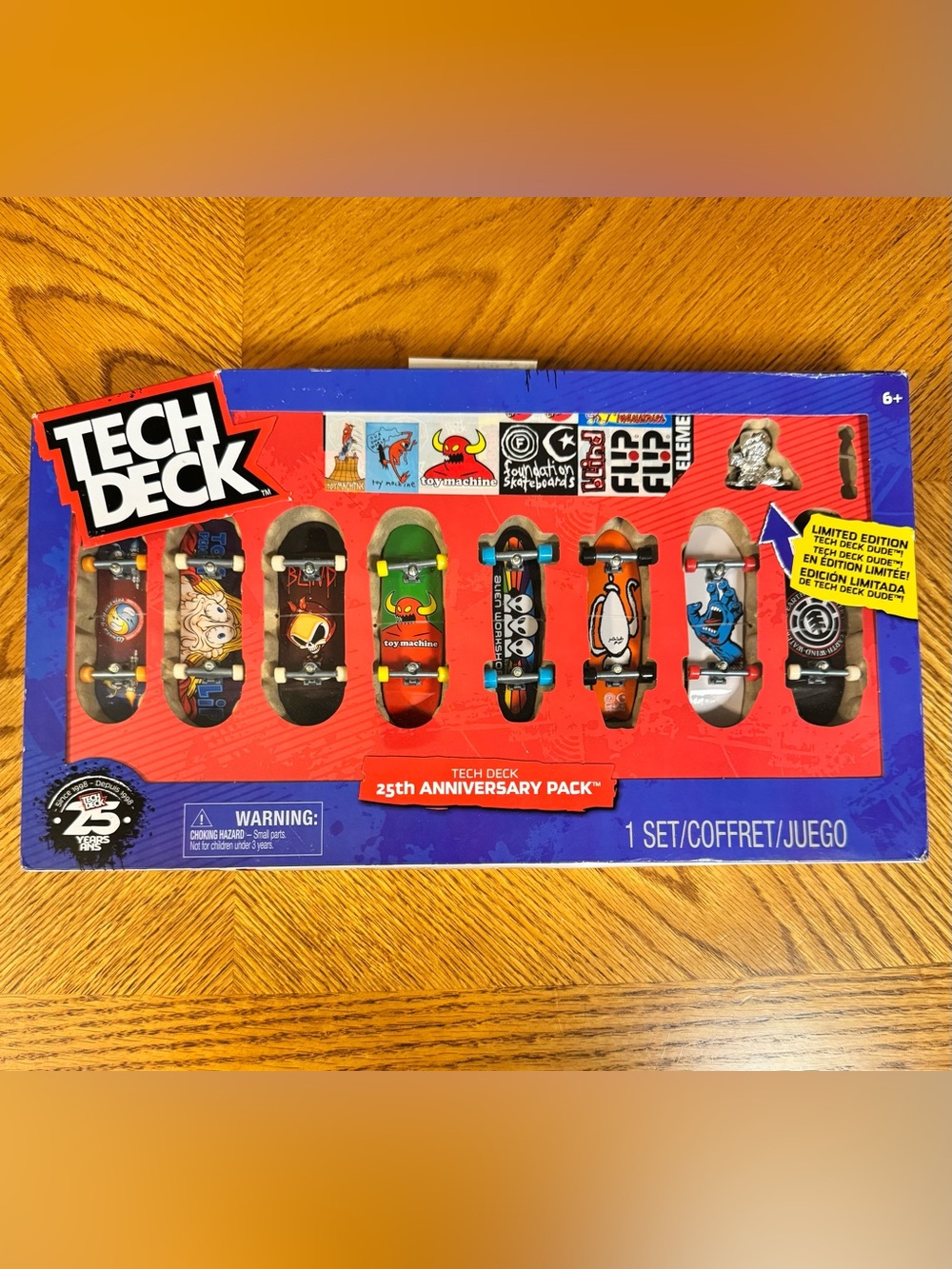 Tech Deck 25th Anniversary Pack - Multi-Color Mini Fingerboards